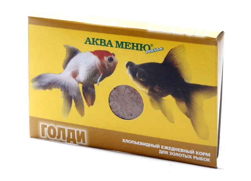 Аква Меню Голди хлопьевидный корм для золотых рыбок