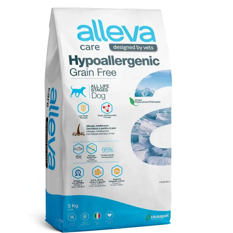 Alleva Care Hypoallergenic Grain Free с океанической рыбой