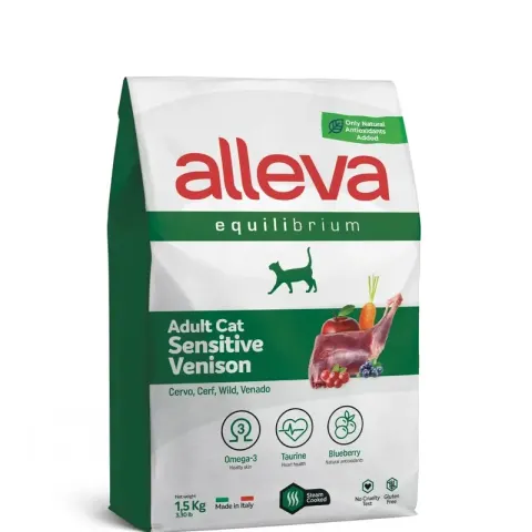 Alleva Equilibrium Sensitive с олениной для кошек