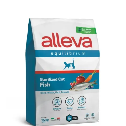 Alleva Equilibrium Sterilized с рыбой для кастратов