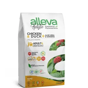 Alleva Holistic с курицей и уткой для взрослых кошек