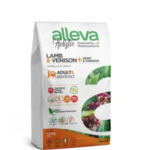 Alleva Holistic с ягнёнком, олениной, коноплей и женьшенем