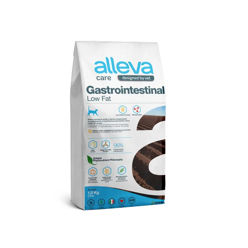 Alleva Care Gastrointestinal Low Fat для кошек