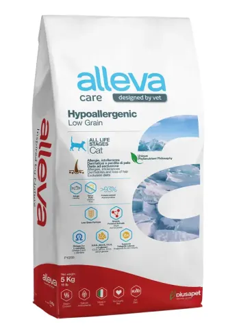 Alleva Care Hypoallergenic низкозерновой с сельдью