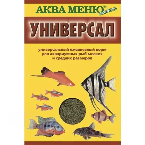 Aquamenu Универсал хлопья для рыб мелких и средних размеров