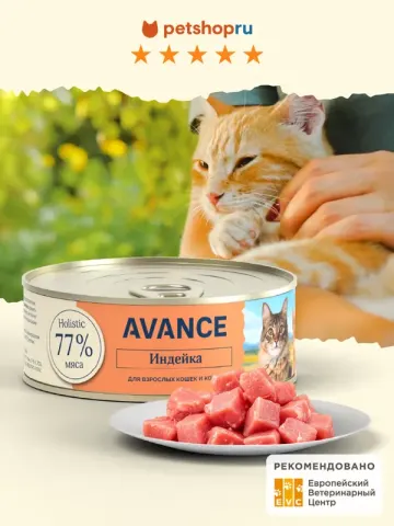 Avance для котят с индейкой 100 г