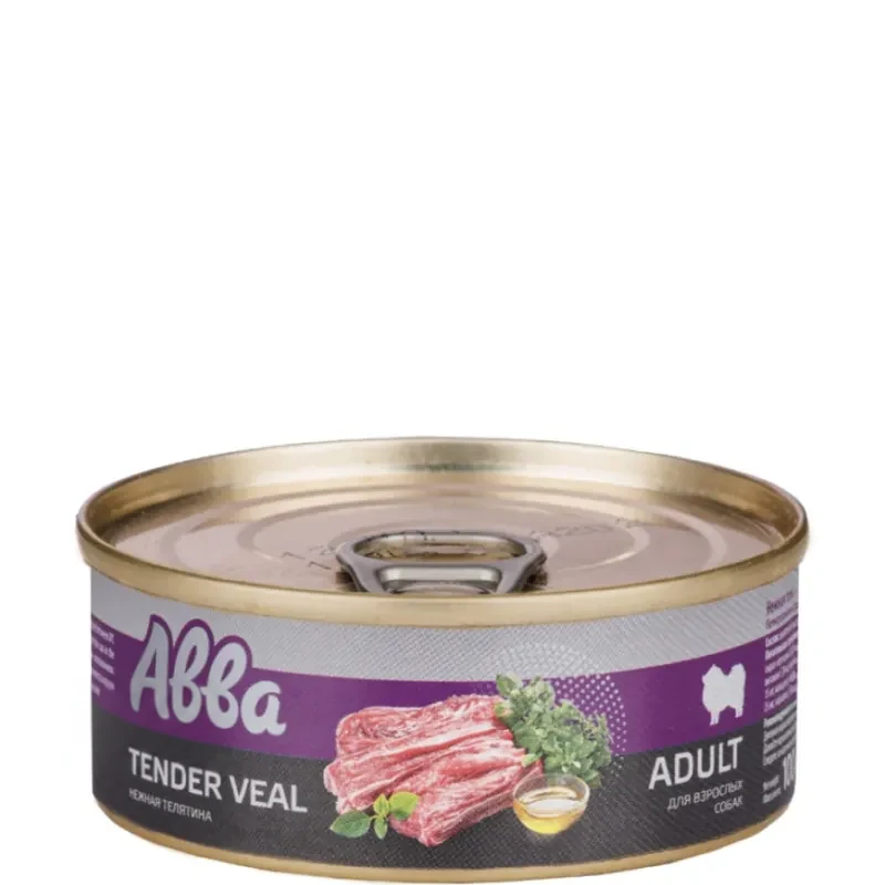 АВВА Adult влажный с цыплёнком, индейкой и яблоком