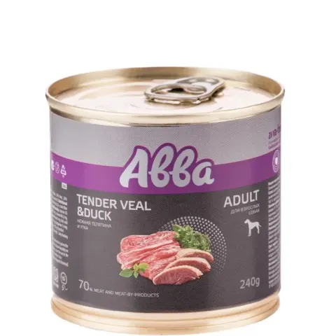 АВВА Adult влажный с индейкой, уткой и яблоком