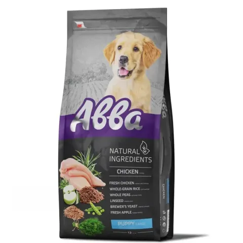 АВВА Natural Ingredients для щенков крупных пород с курицей