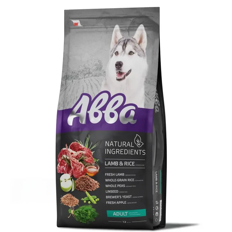 АВВА Natural Ingredients с ягнёнком и рисом