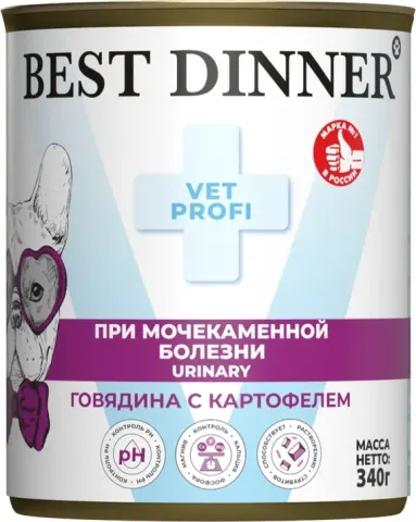 Best Dinner Exclusive Urinary с индейкой и картофелем