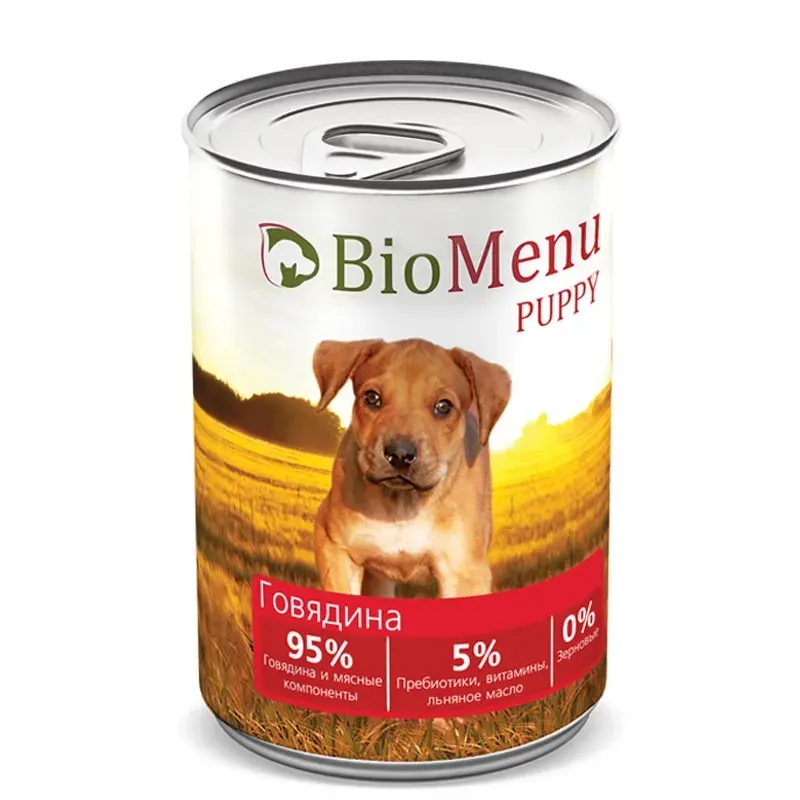BioMenu Puppy с говядиной для щенков
