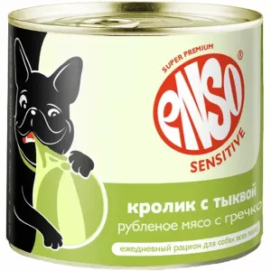 ENSO Sensitive кролик с гречкой и тыквой для собак
