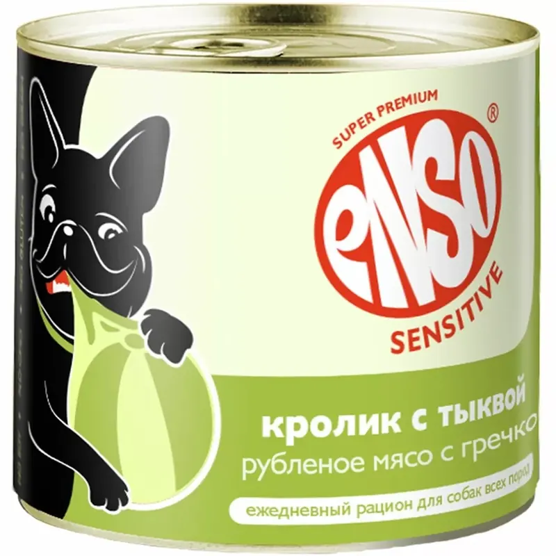 Enso Sensitive влажный с кроликом, гречкой и тыквой