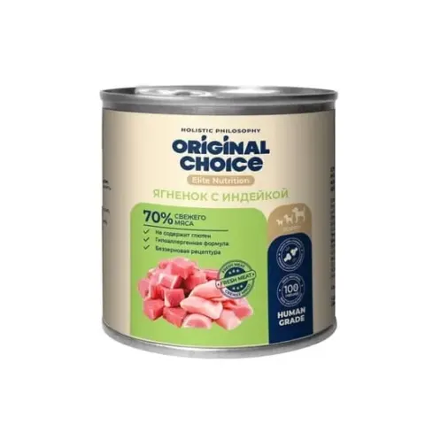 Original Choice Elite Nutrition Puppy с ягнёнком и индейкой
