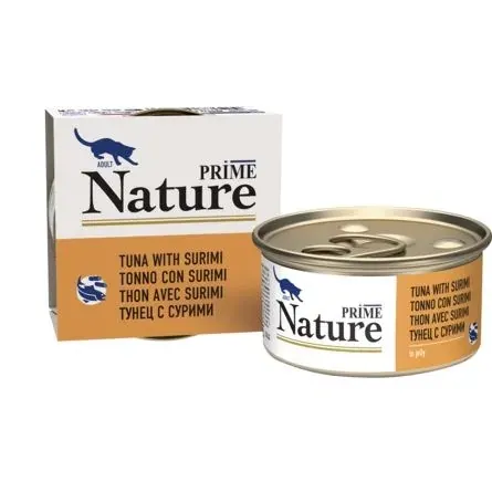 Prime Nature для кошек с тунцом и сурими в желе