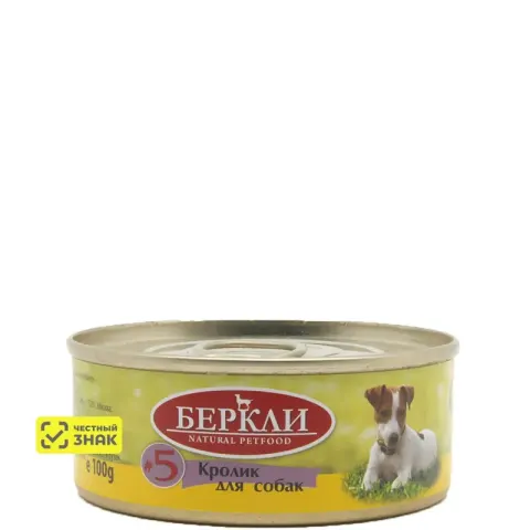 Berkley влажный корм для собак с кроликом