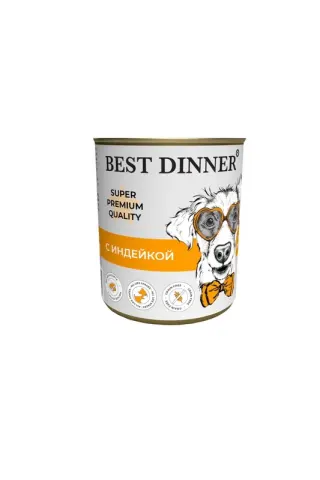 Best Dinner Super Premium консервы с индейкой