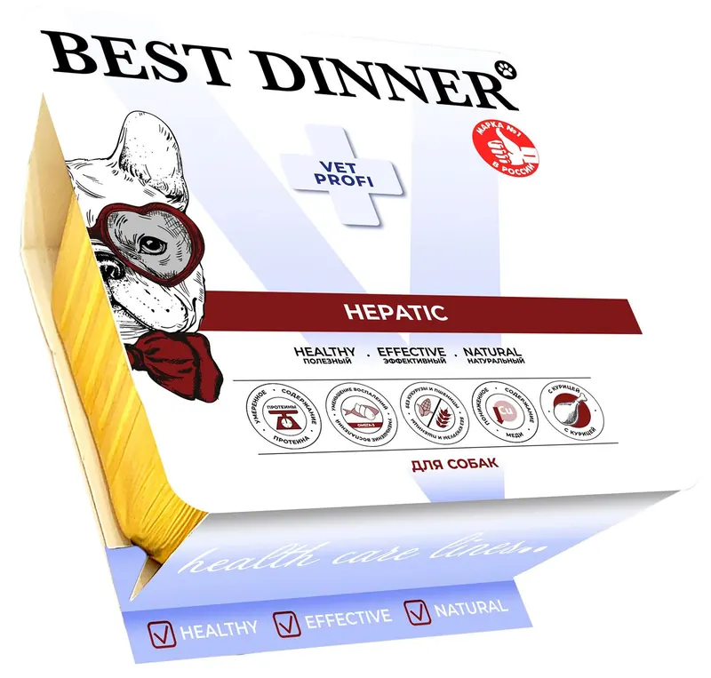 Best Dinner Vet Profi Hepatic паштет с курицей