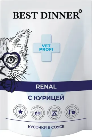Best Dinner Renal кусочки в соусе с курицей