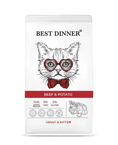 Best Dinner Junior с говядиной и картофелем