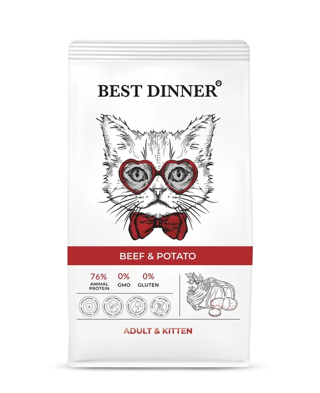 Best Dinner Junior с говядиной и картофелем