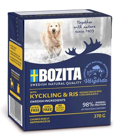 Bozita Кусочки в желе с курицей и рисом