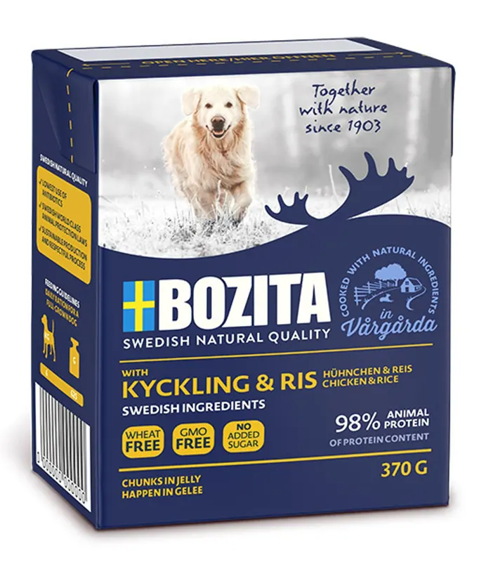 Bozita Кусочки в желе с курицей и рисом