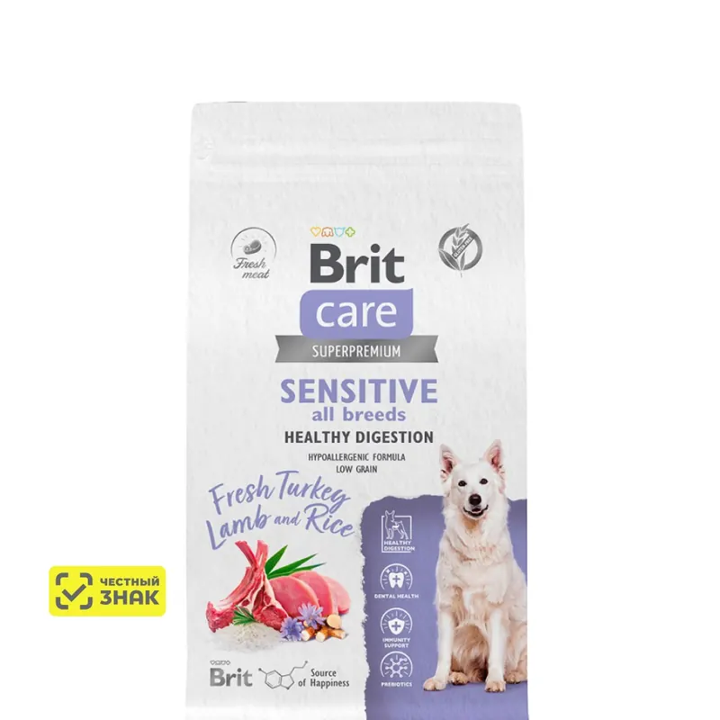 Brit Care Sensitive с индейкой и ягнёнком