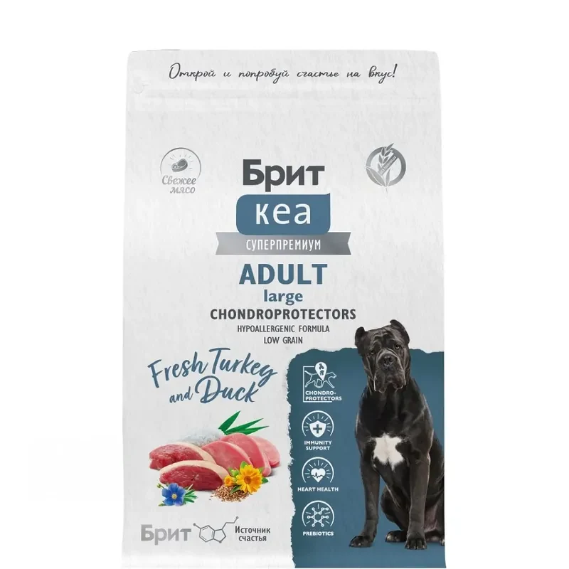 Brit Care Adult Large Chondroprotectors с индейкой и уткой