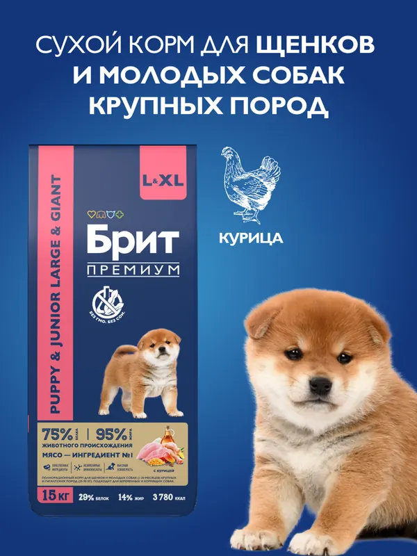 Brit Premium с курицей для котят