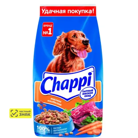 Chappi Мясное изобилие с овощами и травами