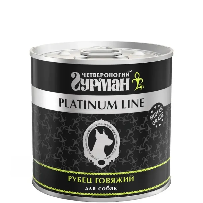 Четвероногий Гурман Platinum Line, калтыки и языки в желе