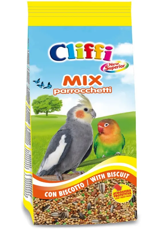 Cliffi зерносмесь с печеньем для длиннохвостых попугаев