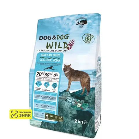 Dog & Dog Wild Regional Ocean с сайрой, лососем и треской