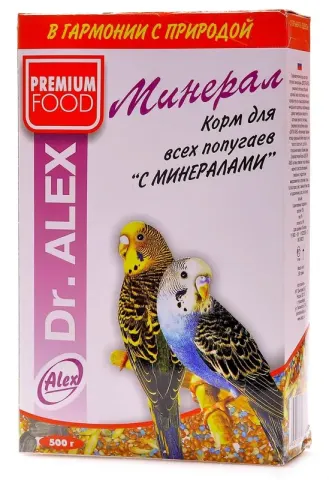 DR.Alex «Минерал» для волнистых попугаев