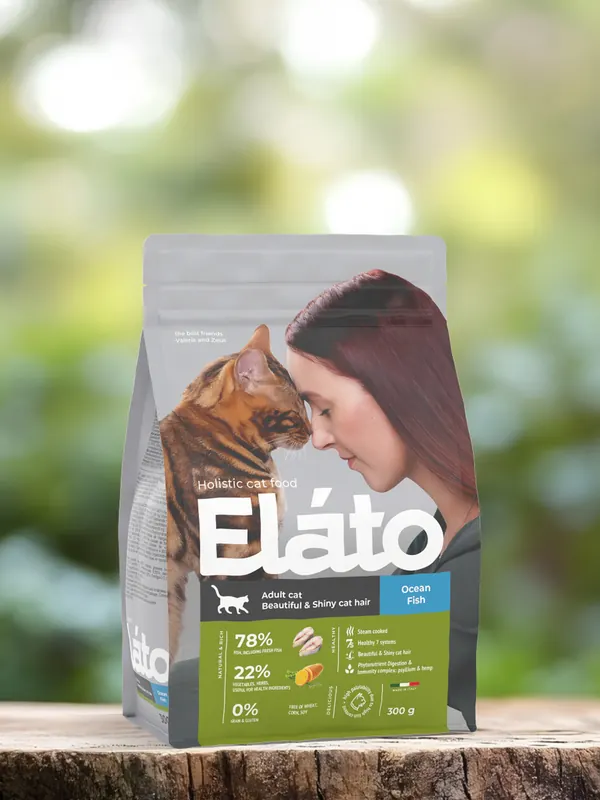 Elato для взрослых кошек с рыбой