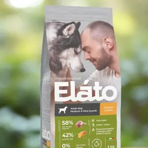 Elato для взрослых собак с курицей и уткой