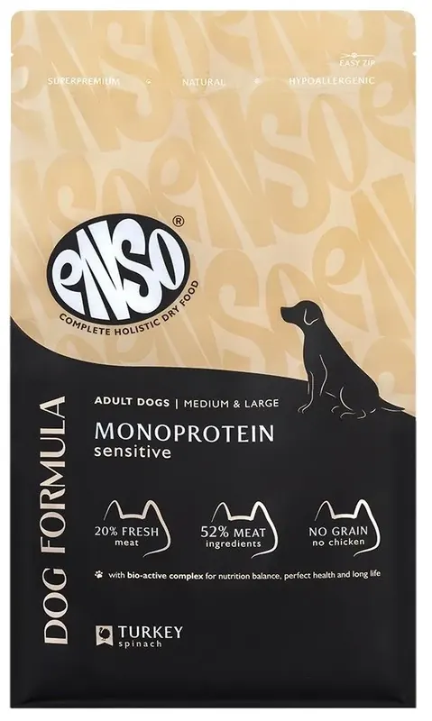 ENSO Dog Formula Monoprotein белая рыба и брокколи