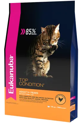 Eukanuba Adult Top Condition с курицей для кошек