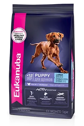 Eukanuba Puppy Large Breed с курицей для щенков