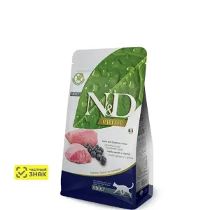 Farmina ND Prime с ягнёнком и черникой для кошек