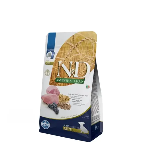 Farmina Puppy Mini с ягнёнком, спельтой и черникой