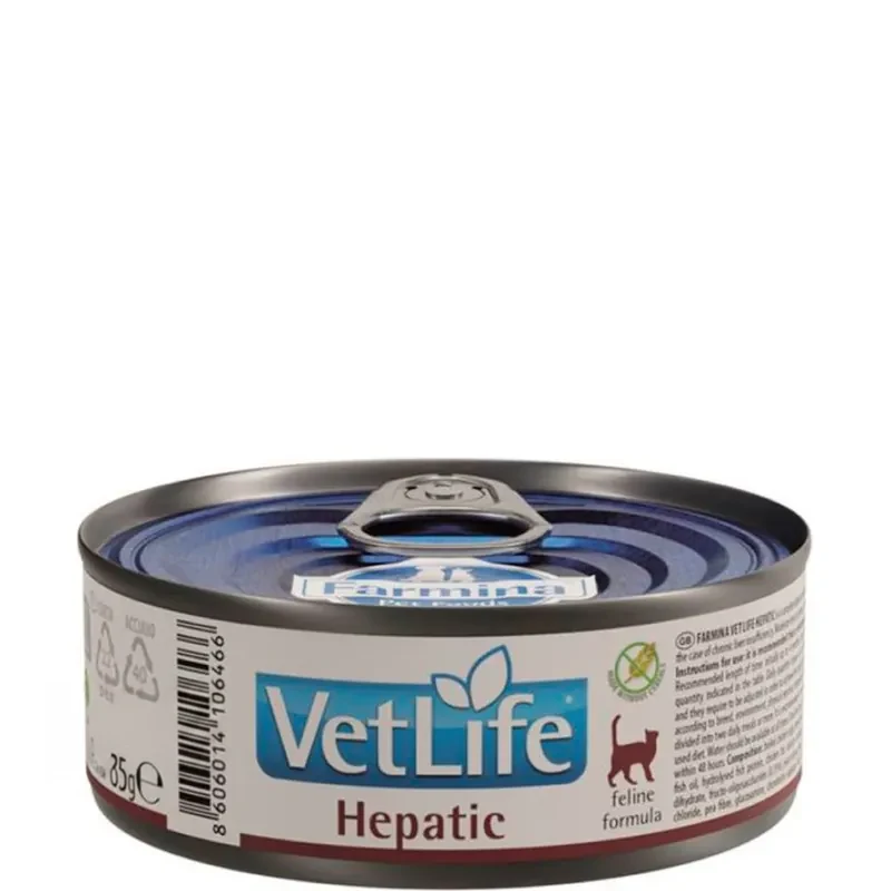 Farmina Vet Life Hepatic влажный корм для кошек с курицей
