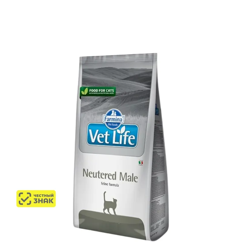 Farmina Vet Life Neutered Male с курицей для кастратов
