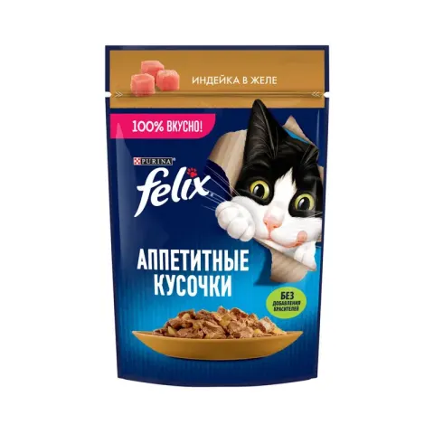 Felix Кусочки в желе с индейкой