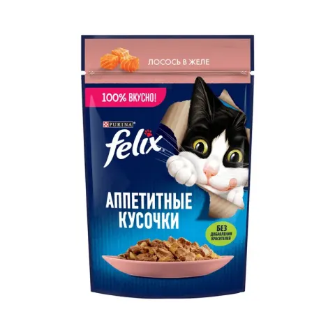 Felix Кусочки в желе с лососем