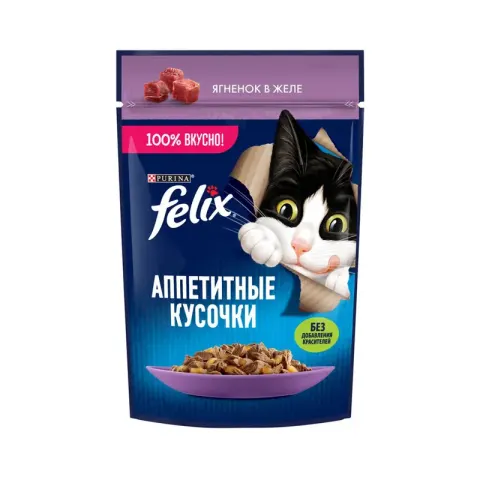 Felix Кусочки в желе с ягнёнком