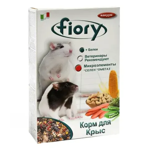 Fiory Ratty — зерносмесь для крыс с гранулами и мёдом