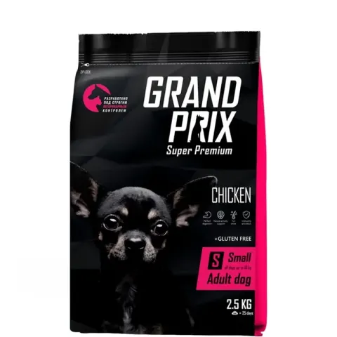 GRAND PRIX Small Adult с индейкой для собак мелких пород